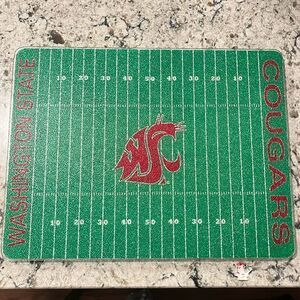 Washington State University - WSU Glass Cutting Board Charcuterie for Tailgating